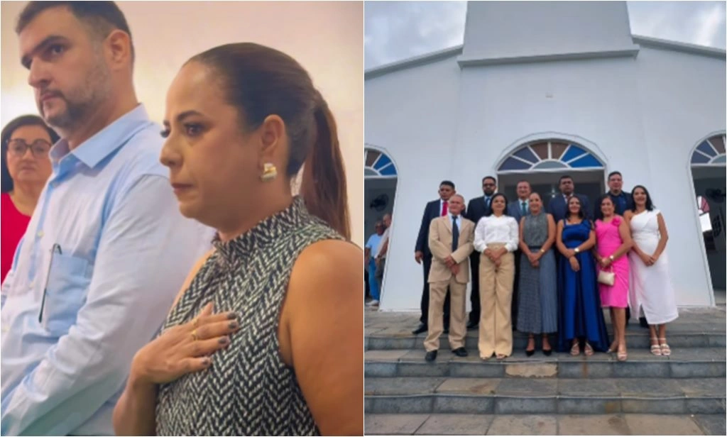 Karyne do Rodrigão toma posse como prefeita reeleita de Cocal de Telha