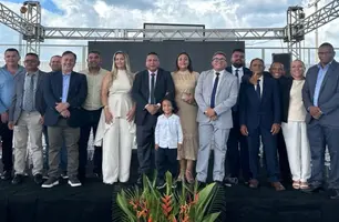 Lécio Gustavo toma posse para segundo mandato em Alvorada do Gurguéia (Foto: Reprodução)