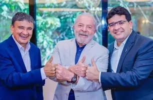 Lula, Rafael Fonteles e Wellington Dias (Foto: Reprodução)