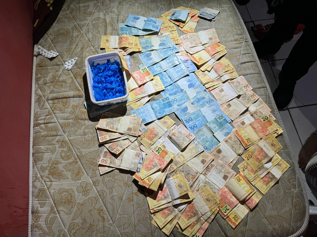 Material apreendido durante operação em Teresina