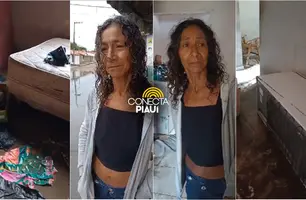 Moradora de Parnaíba critica Mão Santa e Gracinha após enchente (Foto: Reprodução)