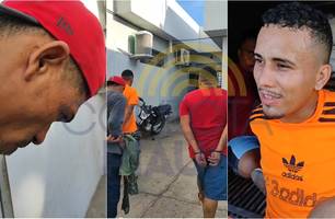 Moto uber é detido após arremessar drogas para presídio em Altos (Foto: Reprodução)