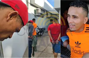 Moto uber é detido após arremessar drogas para presídio em Altos (Foto: Reprodução)