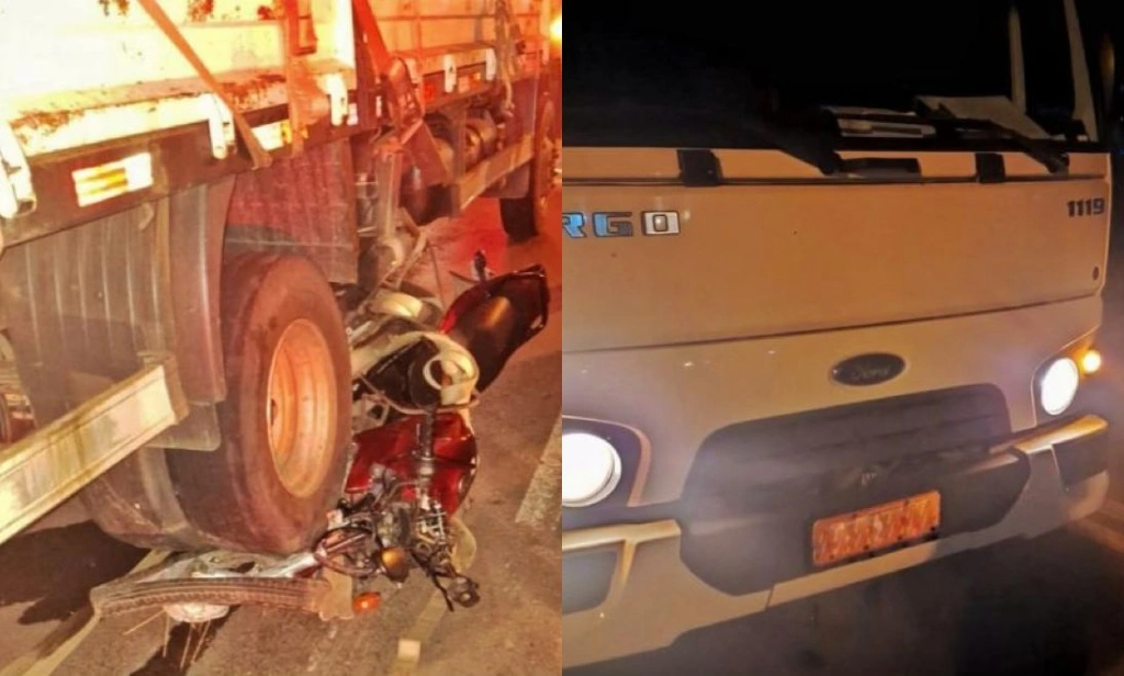 Motociclista é arrastado por mais de 15 metros após colidir com caminhão em Amarante