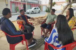 Motoristas de aplicativo e Defesa Civil debatem sobre alagamentos em Teresina (Foto: Conecta Piauí)