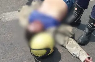 Mototaxista morre ao bater na traseira de carreta próximo a Rodoviária de Teresina (Foto: Reprodução)