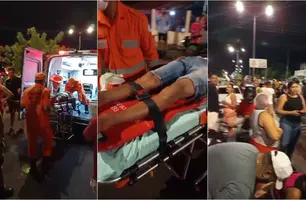 Mulher atropela quatro pessoas na zona Norte de Teresina; suspeita é de embriaguez (Foto: Reprodução)