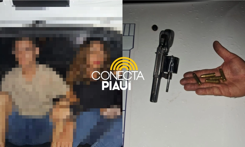 Mulher e adolescente são detidos com arma durante corrida por app em Teresina