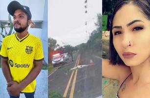 Namorado de mulher morta atropelada em Castelo do Piauí nega ter empurrado vítima (Foto: Reprodução)