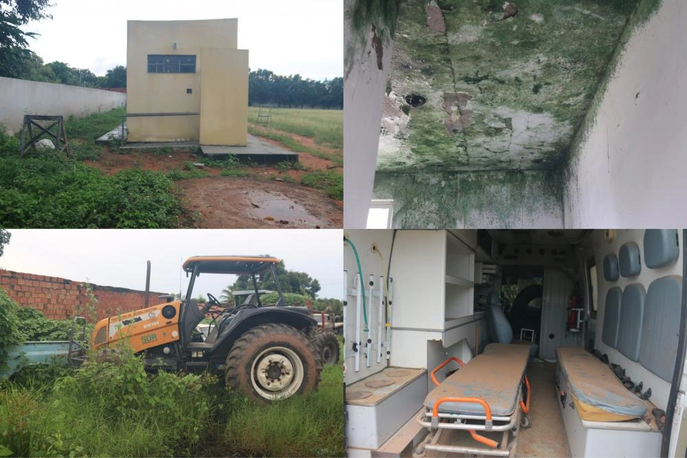 Nova gestão de Eliseu Martins expõe situação de abandono em várias áreas da cidade