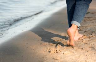 Pés na areia (Foto: Reprodução)