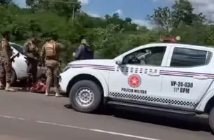 PMs prendem em Timon homem acusado de vários arrombamentos na zona rural (Foto: Reprodução)