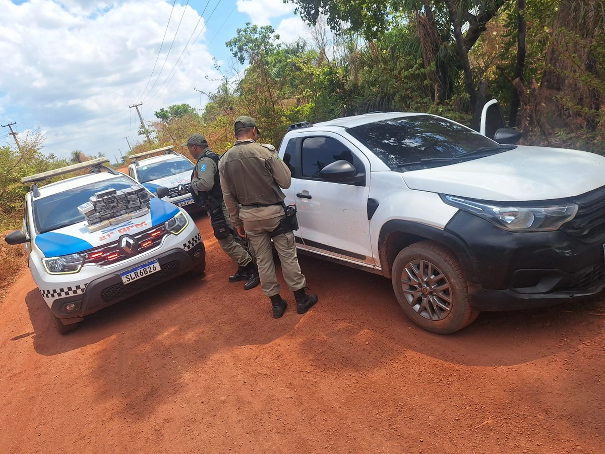 Polícia Militar apreende 36 tabletes de drogas em operação na zona Rural de Altos