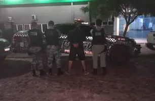 Polícia Militar prende suspeito de tentativa de homicídio em Piripiri (Foto: Reprodução)