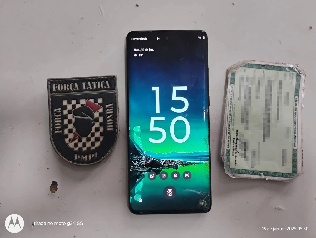 Polícia Militar realiza apreensão de celular roubado na zona Sudeste de Teresina