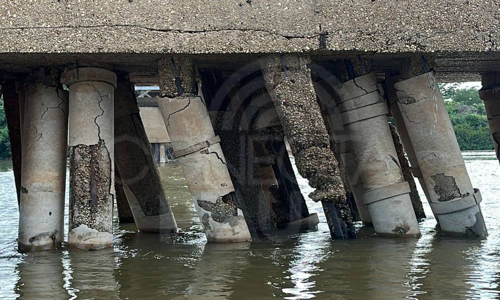 Ponte Metálica João Luís Ferreira, que conecta Teresina (PI) a Timon (MA)