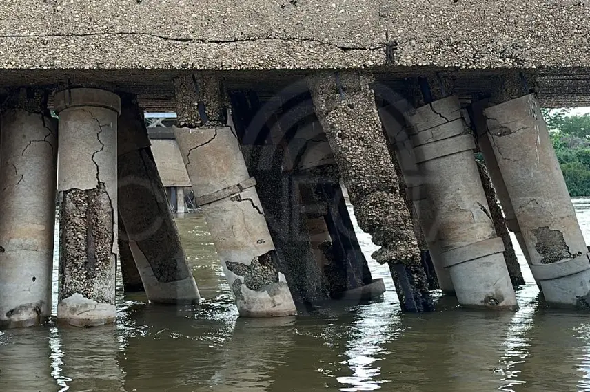 Ponte Metálica João Luís Ferreira, que conecta Teresina (PI) a Timon (MA)