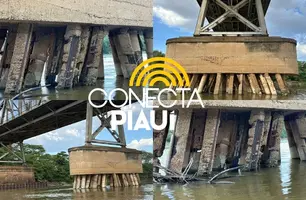 Ponte Metálica João Luís Ferreira, que conecta Teresina (PI) a Timon (MA) (Foto: Conecta Piauí)