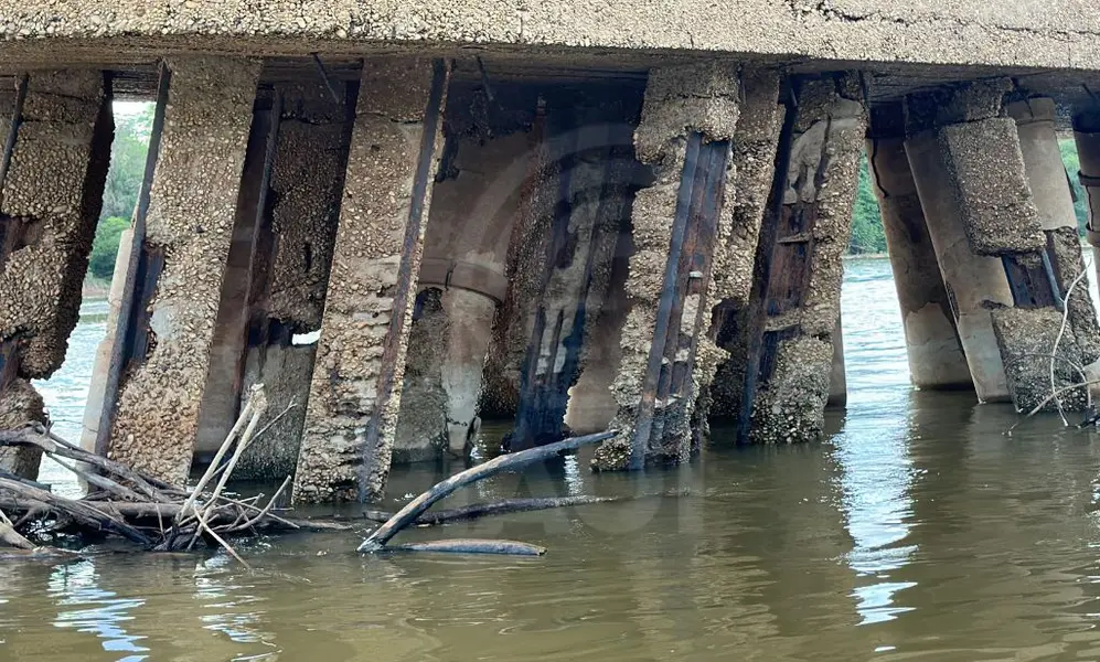 Ponte Metálica João Luís Ferreira, que conecta Teresina (PI) a Timon (MA)