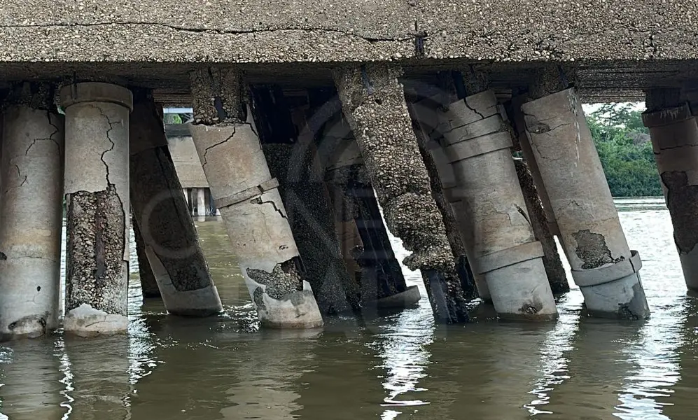 Ponte Metálica João Luís Ferreira, que conecta Teresina (PI) a Timon (MA)
