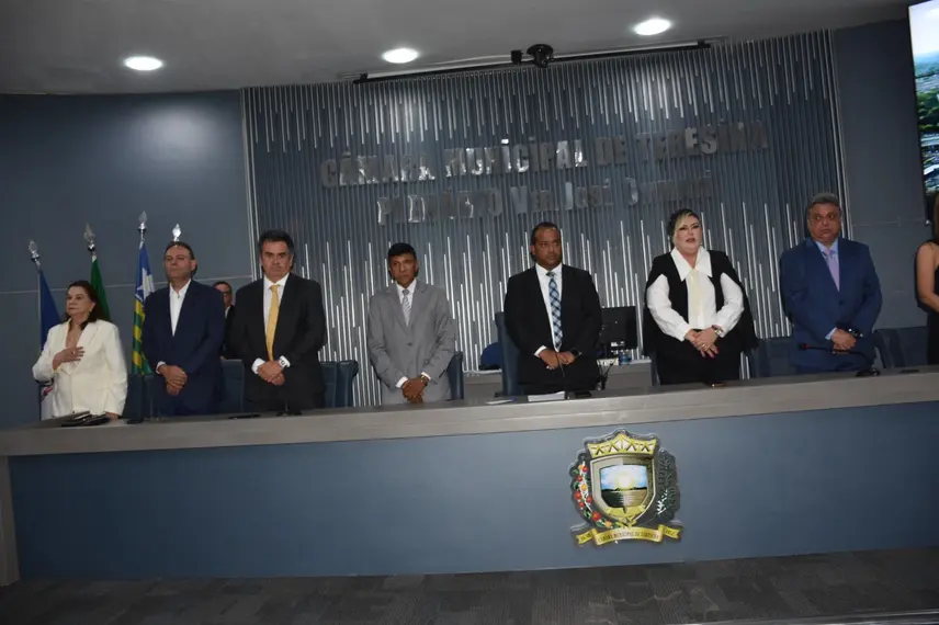 Posse dos vereadores Samantha Cavalca e Pedro Alcântara