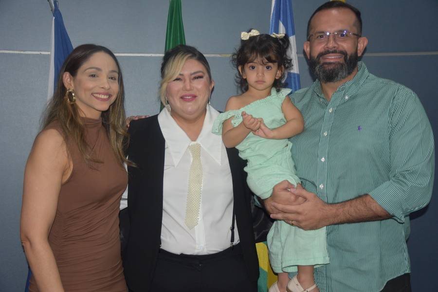 Posse dos vereadores Samantha Cavalca e Pedro Alcântara