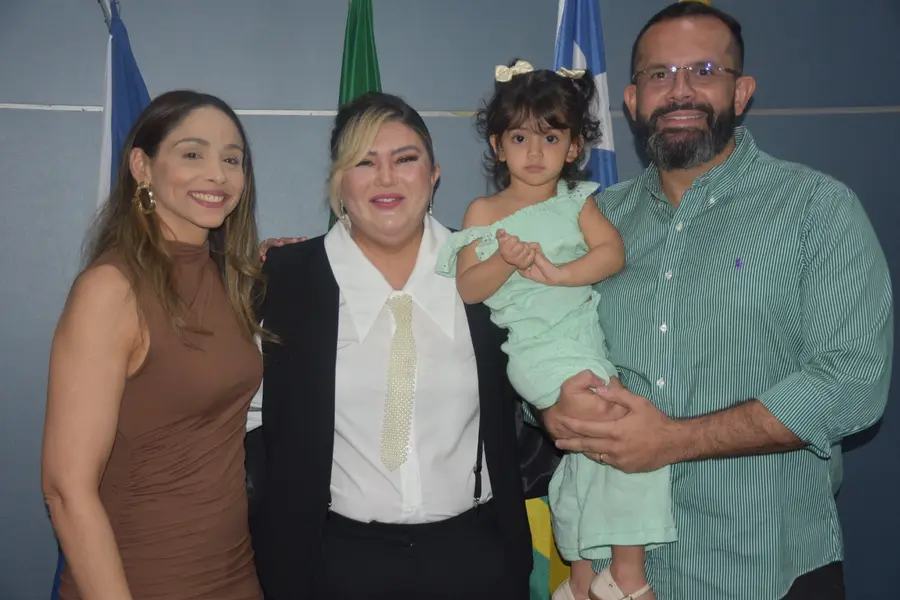 Posse dos vereadores Samantha Cavalca e Pedro Alcântara