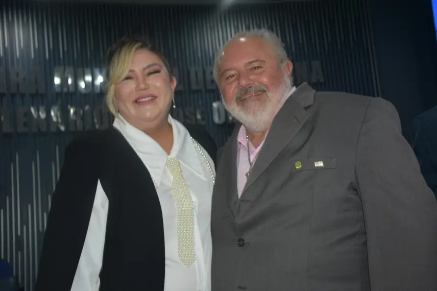 Posse dos vereadores Samantha Cavalca e Pedro Alcântara