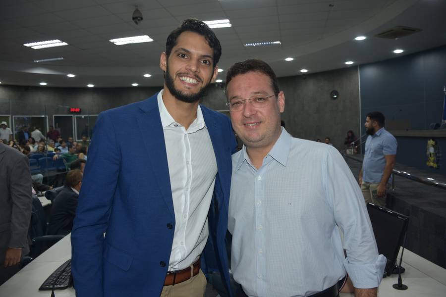 Posse dos vereadores Samantha Cavalca e Pedro Alcântara