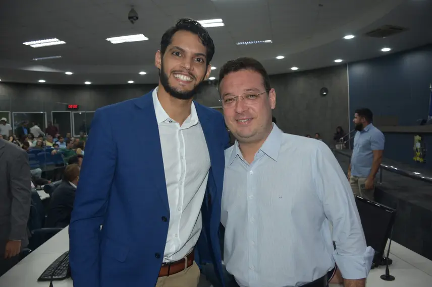 Posse dos vereadores Samantha Cavalca e Pedro Alcântara