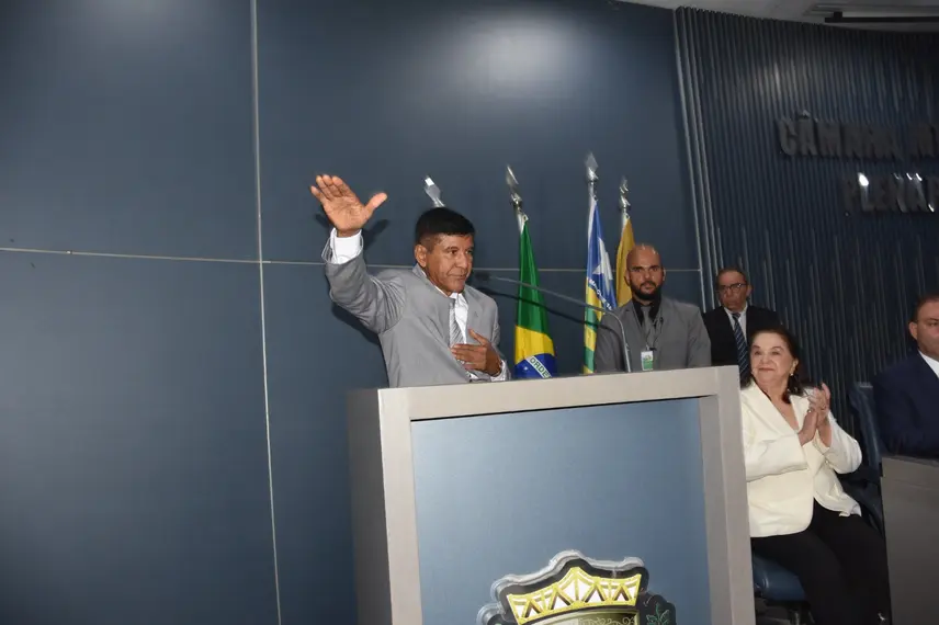 Posse dos vereadores Samantha Cavalca e Pedro Alcântara