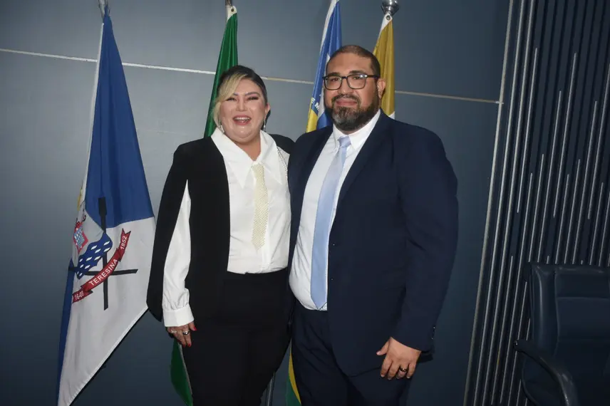 Posse dos vereadores Samantha Cavalca e Pedro Alcântara