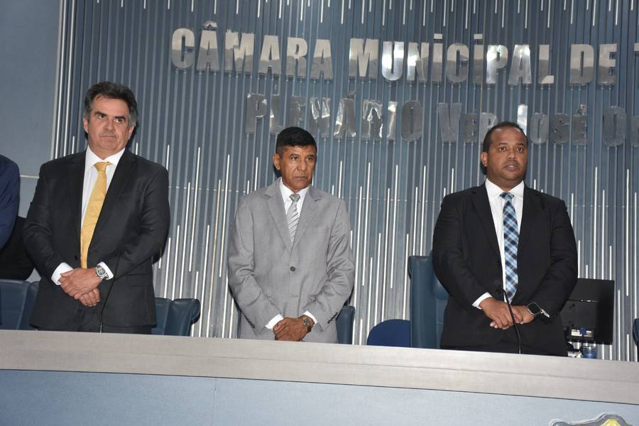 Posse dos vereadores Samantha Cavalca e Pedro Alcântara