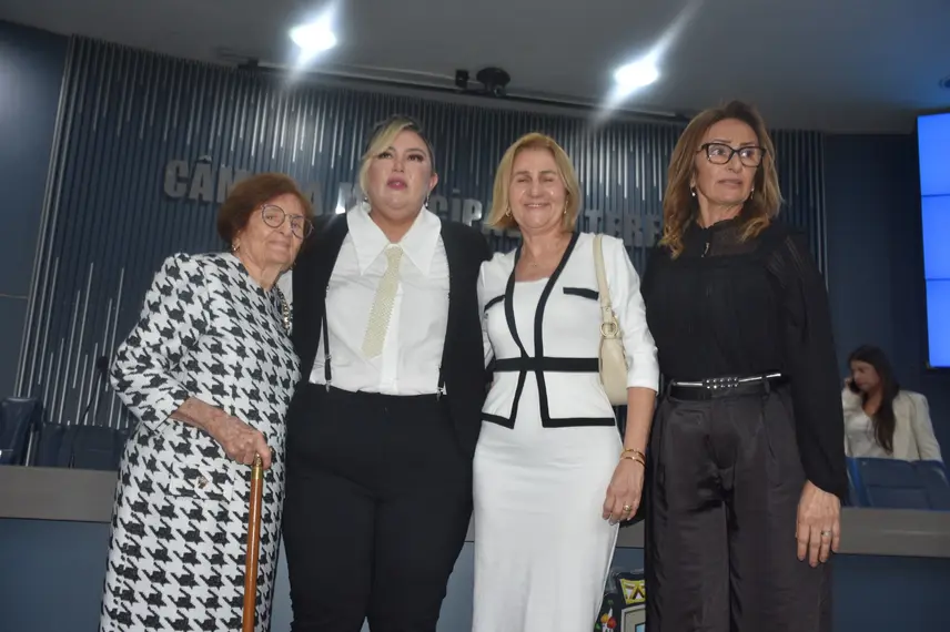 Posse dos vereadores Samantha Cavalca e Pedro Alcântara