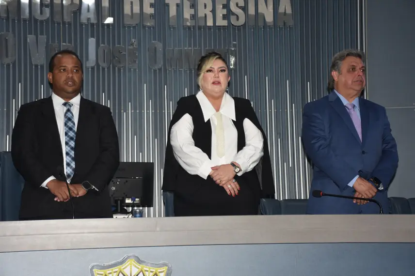 Posse dos vereadores Samantha Cavalca e Pedro Alcântara