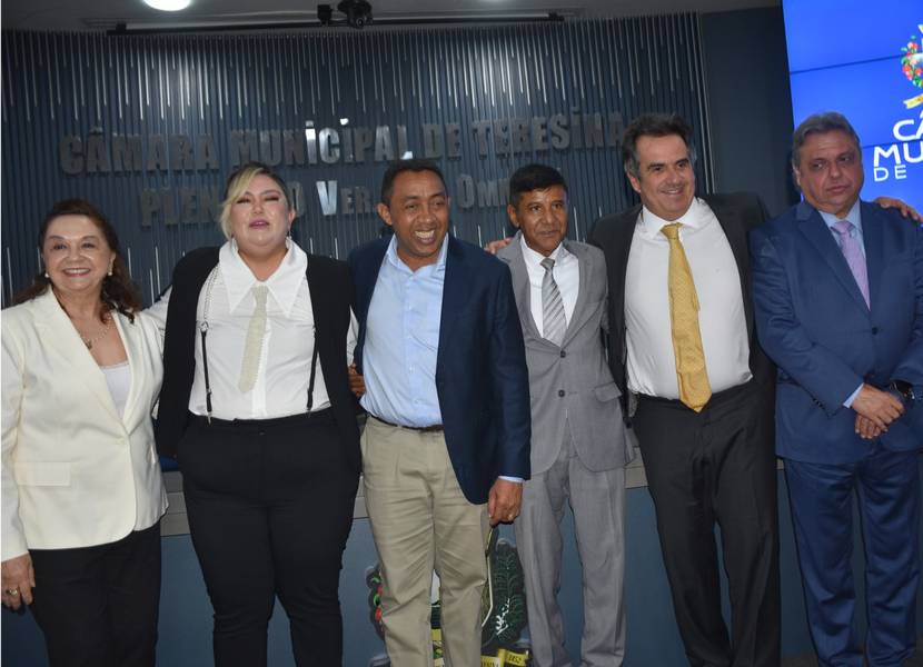 Posse dos vereadores Samantha Cavalca e Pedro Alcântara