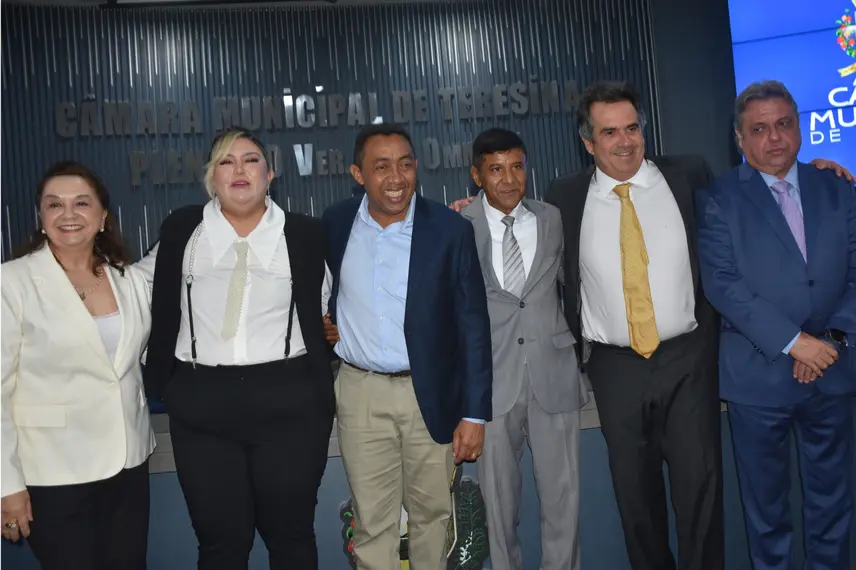 Posse dos vereadores Samantha Cavalca e Pedro Alcântara