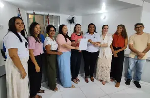 Prefeita Camila Barbosa lança programa Piauí Primeira Infância em Lagoa do Piauí (Foto: Conecta Piauí)