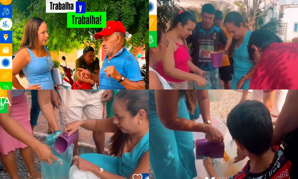 Prefeita de Cocal de Telha distribui sementes de milho e feijão para agricultores familiares