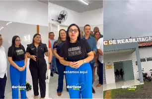 Prefeita Gerlane Cabral anuncia melhorias no Centro de Fisioterapia de São Gonçalo do Piauí (Foto: Reprodução)