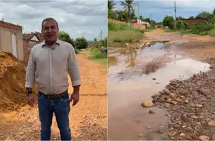 Prefeito de Curimatá anuncia primeira grande obra de sua gestão (Foto: Reprodução)