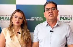 Prefeito de Demerval Lobão busca investimentos ao esporte em reunião na SECEPI (Foto: Reprodução)