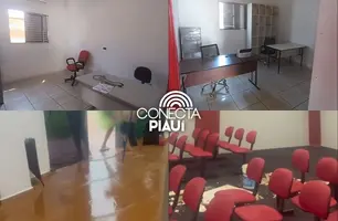 Prefeito de Santa Rosa do Piauí denuncia sumiço de bens e obras mal executadas (Foto: Conecta Piauí)