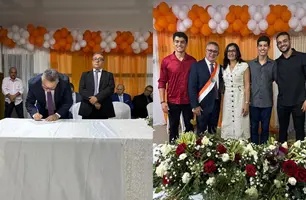 Prefeito Tropi toma posse em Nazaria (Foto: Reprodução)