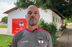 Rafael Jaques, técnico do River-PI (Foto: RiverTv)