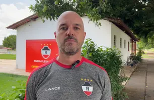 Rafael Jaques, técnico do River-PI (Foto: RiverTv)