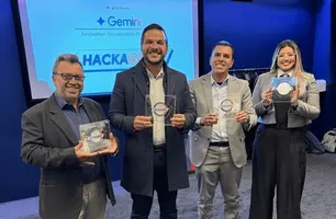 Secretário da Educação apresenta projeto sobre ensino de IA em Londres (Foto: Reprodução)