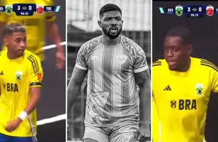 Seleção Brasileira de Fut7 faz homenagem a jogador piauiense que morreu de infarto (Foto: Reprodução)