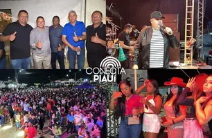 Show de Rey Vaqueiro agita comemoração dos 31 anos de Alvorada do Gurguéia (Foto: Conecta Piauí)