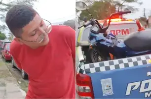 Suspeito com passagens por receptação é preso após furtar motocicleta em União (Foto: Reprodução)